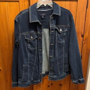 Talbots Women's Dark Blue Jean Jacket